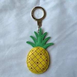 Kate Spade pineapple key chain
